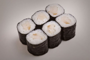 Smoked butterfish maki
